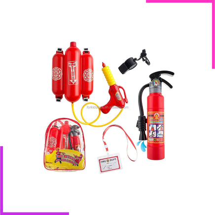 Ensemble de jouets de pompier de luxe, sac à dos, jouets pour enfants, pistolet à eau