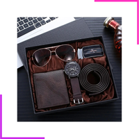 Coffret Cadeau Homme Premium - Ensemble Accessoires de Luxe