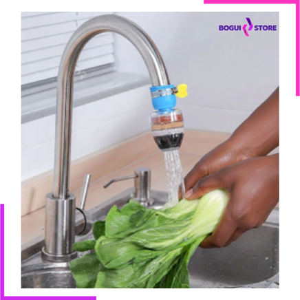 Filtre de robinet purificateur d'eau rotatif pour cuisine et lavage de légumes