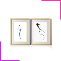 Cadre photo mural en bois