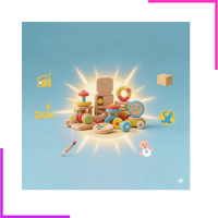 Jeu de Puzzle Educatif, Bois Montessori, Boîte en métal
