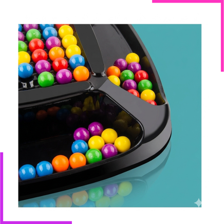 Jeu de Puzzle d’Élimination – 120 Billes Colorées