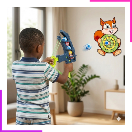 Jeu de lance-balles scratch avec cible