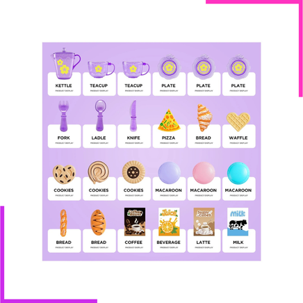 Set de 25 pièces de cuisine pour enfant