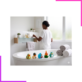 Lot de 5 jouets de bain