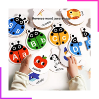 Jeu éducatif Montessori d’orthographe et d’alphabet