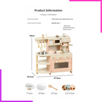 Dimensions de la cuisine en bois et accessoires fournis