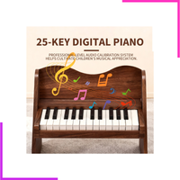  KERID – Piano électrique en bois pour enfants, jouet de 25 touches