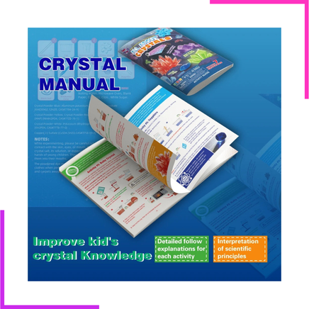 Kit éducatif “All About Crystals” pour enfants
