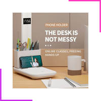 Lampe de table moderne rechargeable pliable à 2 têtes LED tactile