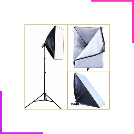 Kit d’éclairage studio professionnel – 2 Softbox avec trépieds