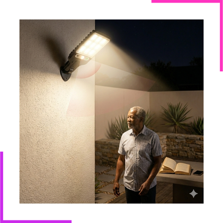 Lampe LED Solaire Extérieure - LED 108/117 COB