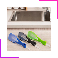 Lot de 2 Outils de Nettoyage Rapide pour Peau de Poisson et Couteau de Cusi