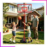 Panier de Basket 210cm et ballon