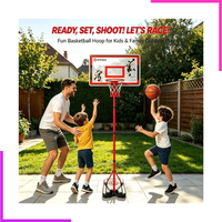 Panier de Basket 210cm et ballon