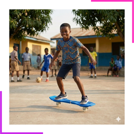 Planche de glisse à deux roues pour enfant