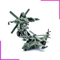 Jouet robot transformable en hélicoptère