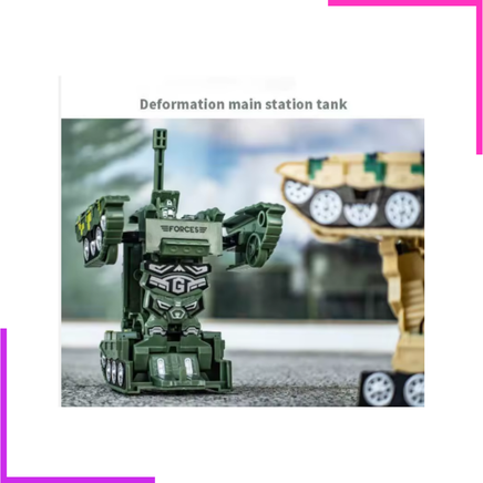 Jouet robot transformable en hélicoptère