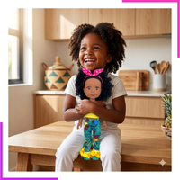 poupée africaine noire