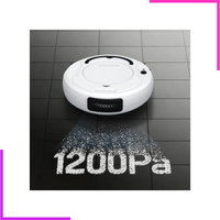Aspirateur robot BowAI avec une puissance d'aspiration de 1200Pa en action sur un sol brillant.