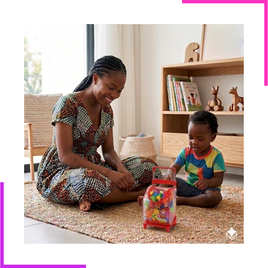 Sac Roulant avec 96 Blocs de Construction