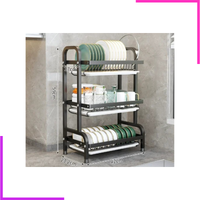 Séchoir à vaisselle, support de séchage de vaisselle et de tasse de comptoir de cuisine avec support de planche à découper détachable