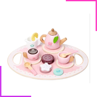 Set de thé en bois pour enfants – style princesse