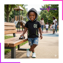 top à capuche enfant