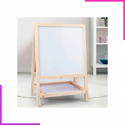 Tableau Chevalet double face en bois.