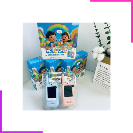 Talkies-walkies vidéo intelligentes sans fil pour enfants, lot de 2