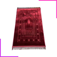 Tapis de prière musulman en velours 