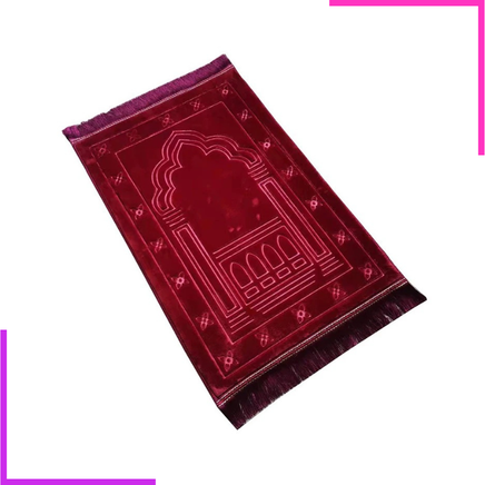 Tapis de prière musulman en velours 