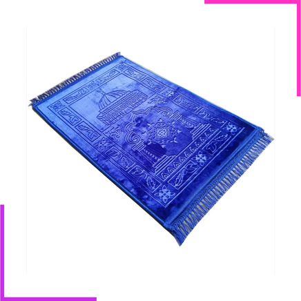 Tapis de prière musulman en velours 