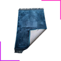 Tapis de prière musulman en velours 