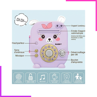 Tirelire en forme de lapin