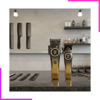Kit tondeuse professionnelle 2 en 1 avec affichage LED, sabots et câbles USB