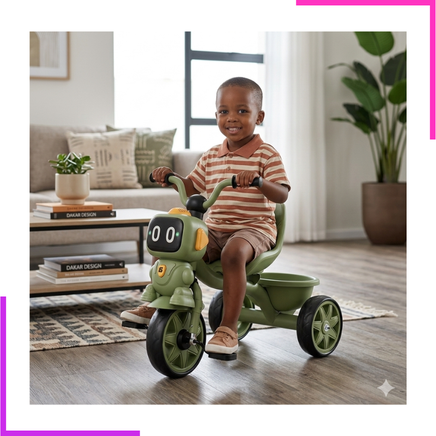 Tricycle stable, ludique, sécurisé et pratique