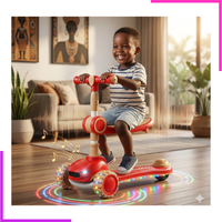 Trottinette avec Siege 3 en 1 Lumineuse et Musicale