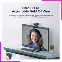 Webcam Anywii 1080p HD avec Microphone et Haut-parleur