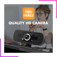 Webcam USB Full HD avec microphone intégré et clip universel pour écran
