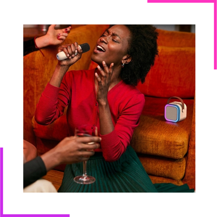 Enceinte Karaoke Bluetooth + 2 Micros