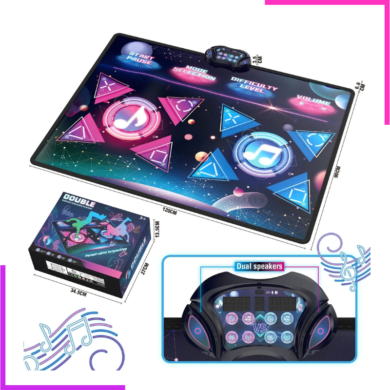 Tapis de danse musical pour deux personnes